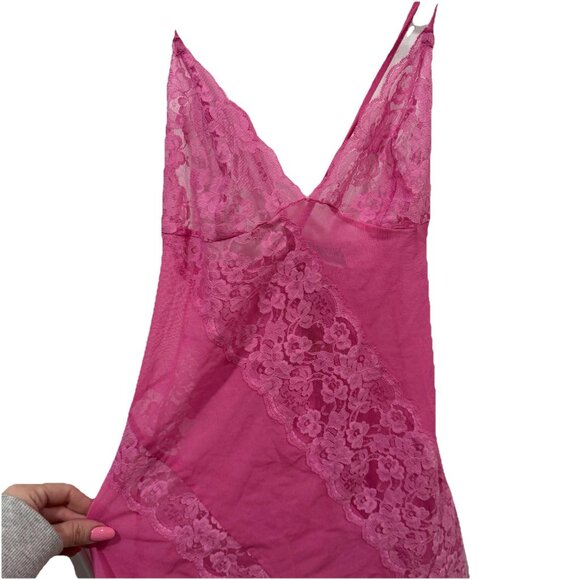 Women’s Frederick's of Hollywood Women's‎ Pink Slip Lingerie Dress Size Medium M - Picture 2 of 8